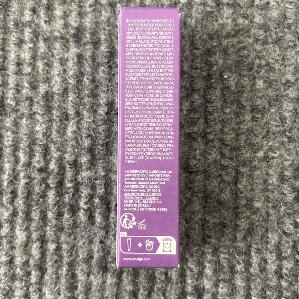 Laneige Lip Glowy Balm - GUMMY BEAR - Full Size 0.35 Oz NEW Authentic